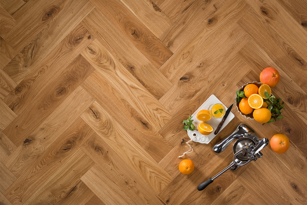 Coswick Herringbone Helsingborg Oak