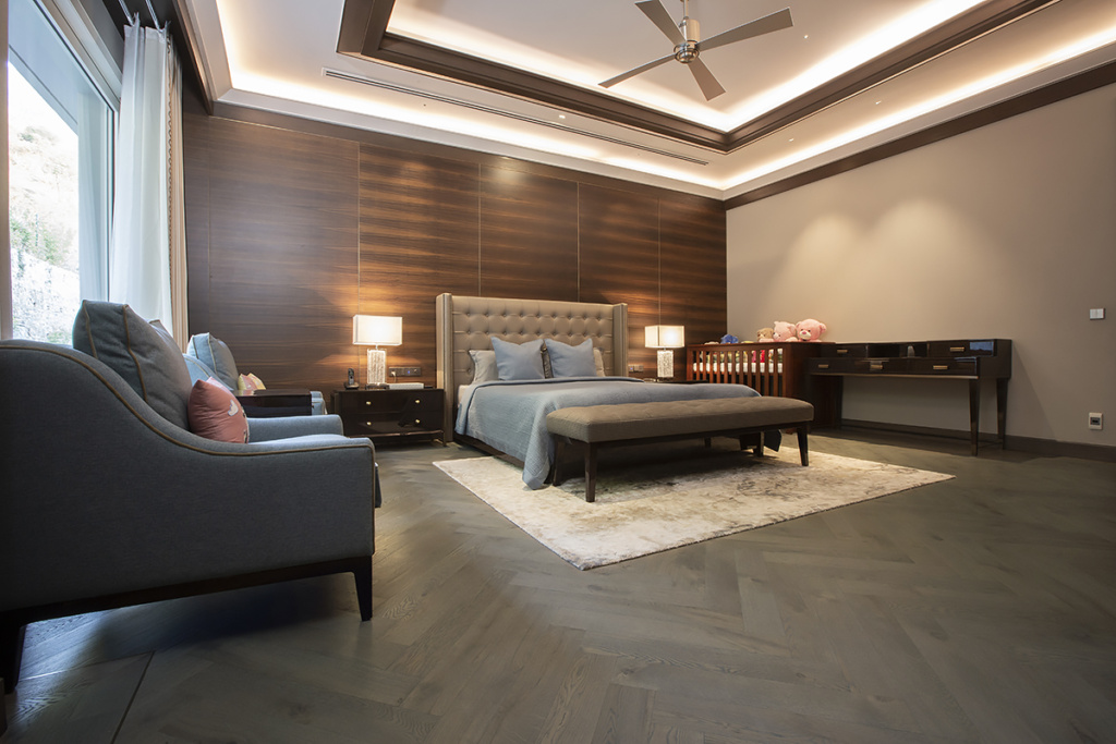 Parket Oak Herringbone Rocky Reef